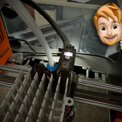 Tấm Chắn Ống Khói MK3S+ LED-Mod cho MMU2S hoặc MMU3