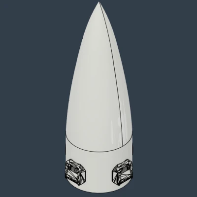 Chóp Tên Lửa Mô Hình Có Còi