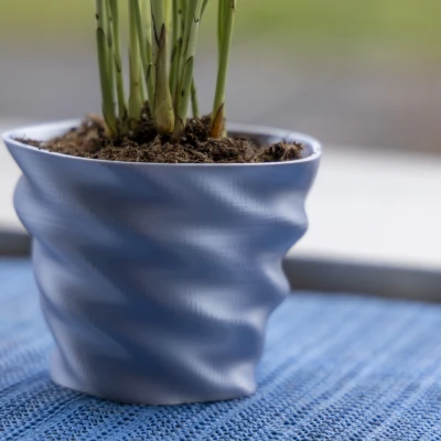 Chậu Hoa In 3D Thanh Lịch, Chống Thấm Nước và Bền Chắc