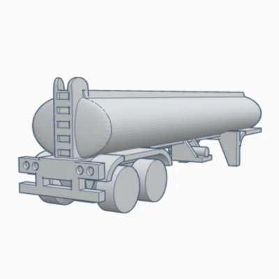 Xe Moóc Bồn Dầu Mini