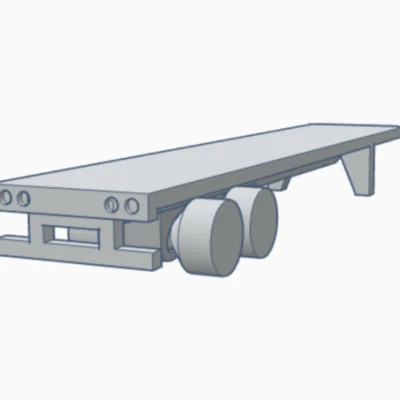 Xe Moóc Sàn Phẳng Mini 48 Foot