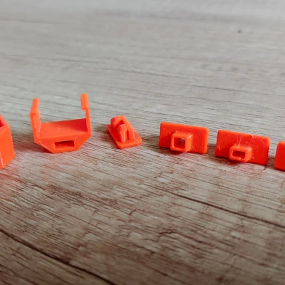 Pát kẹp đèn LED cho Prusa Enclosure gốc