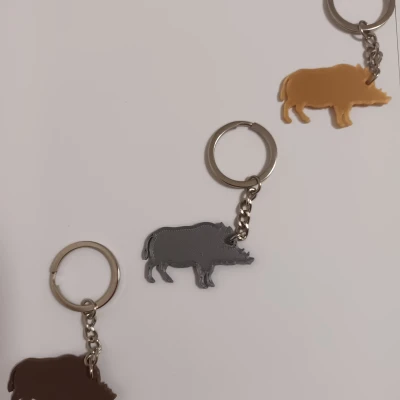 Móc khóa hình con heo rừng / breloczek dzik