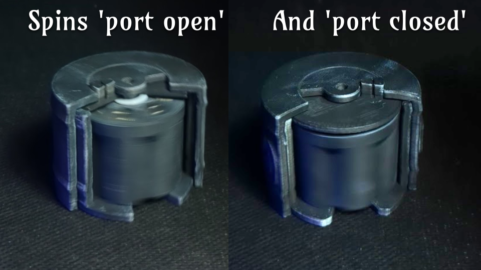 Hộp Đựng Xúc Xắc "Bullet Roller" D6 và Vỏ Xoay