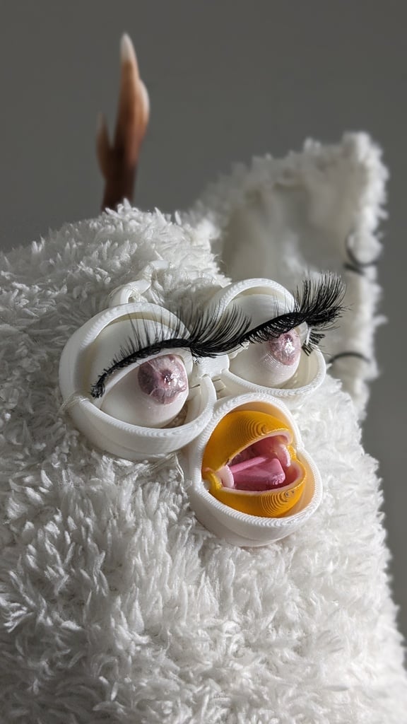 Mặt Nạ Furby Khớp Nối - Vegan - Dễ In