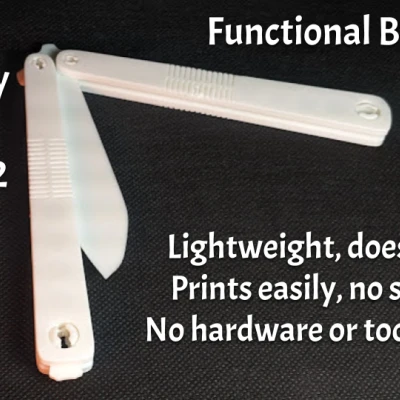 Dao Bướm TF2 Hoạt Động Được - Mô Hình 3D