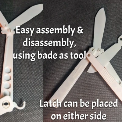 Dao Bướm TF2 Hoạt Động Được - Mô Hình 3D