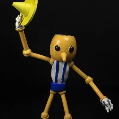 Búp Bê Pinocchio Khớp Bi