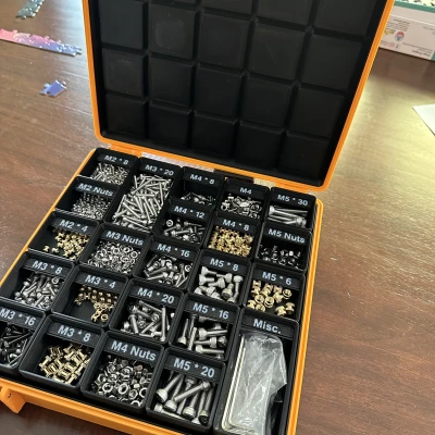 Hộp Đựng Ốc Vít Metric Siêu Bền (+ Nhãn In Được)