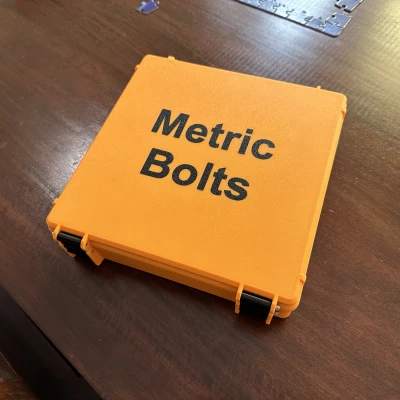 Hộp Đựng Ốc Vít Metric Siêu Bền (+ Nhãn In Được)