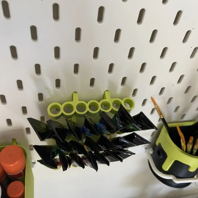 Kệ Đựng Sơn Cho Bảng Pegboard Ikea Skadis