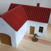 Nhà Trung Âu hình chữ L 28mm cho Wargaming - Thumbnail 1