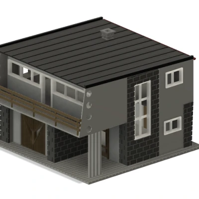 Mô hình Nhà Gia Đình Kiểu V - Šumperák Tỉ lệ HO/H0 và TT