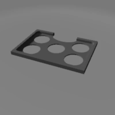 Khuôn giữ miếng da để khắc laser