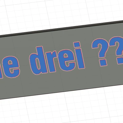 Bảng Tên - Die drei Fragezeichen ???