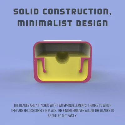 Hộp đựng lưỡi dao cho thợ làm tóc và thợ thú cưng