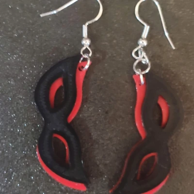 Hoa Tai Mặt Nạ Lễ Hội