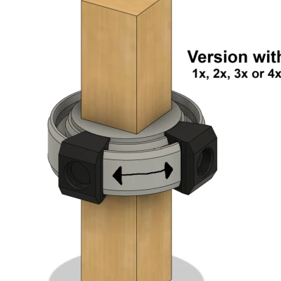 Kẹp Cảm Biến Chuyển Động Hue Xoay 360 Độ