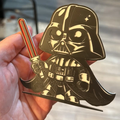 Mô Hình Darth Vader Thiết Kế Phẳng