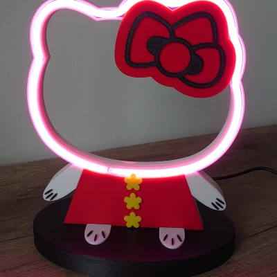 Đèn Neon Hello Kitty