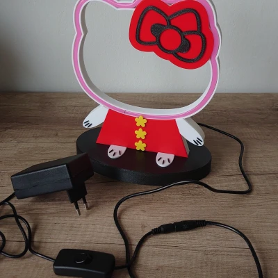 Đèn Neon Hello Kitty