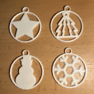 Chai Trang Trí Cây Thông Noel