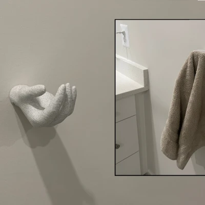 Giá Đỡ Khăn Tay Hình Bàn Tay