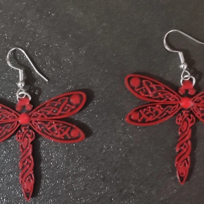 Bông Tai Chuồn Chuồn 3D