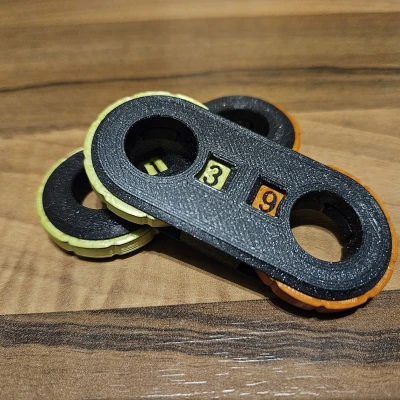 Bánh xe số đầy đủ cho Bộ đếm xoay Clicky