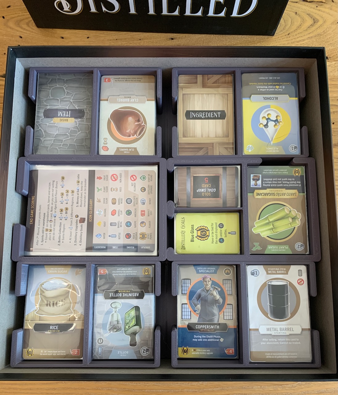 Hộp Đựng Bài "Distilled Organizer"