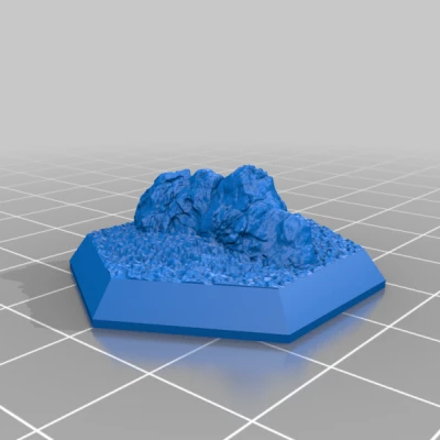 Bộ Đế Lục Giác - Chủ đề Đá