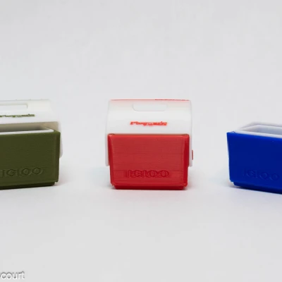 Mô hình Cooler Igloo Little Playmate Tỷ lệ 1/10 - Nhiều màu - Lắp ghép - Dễ tháo gá đỡ