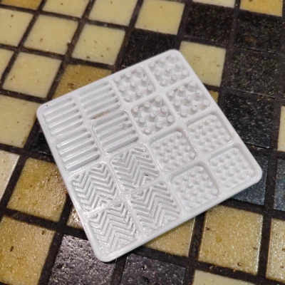 Bộ dụng cụ vệ sinh cọ trang điểm & bảng màu sơn mini