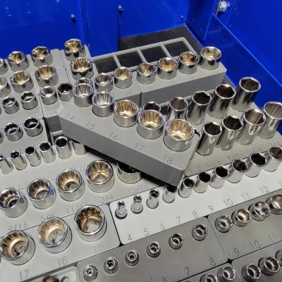 Kệ đựng tuýp 14-18mm 3/8 inch Husky chuẩn Gridfinity