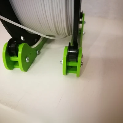 Giá đỡ cuộn dây dạng mỏng có Puli/Vòng bi