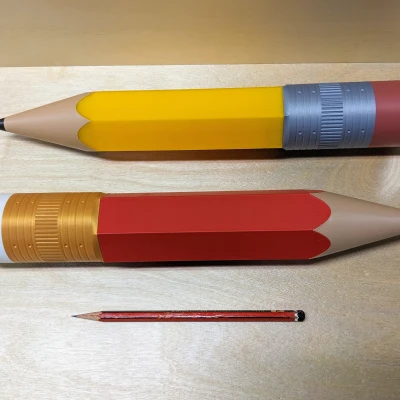 Hộp Đựng Bút Chì Hình Cây Bút Chì Khổng Lồ