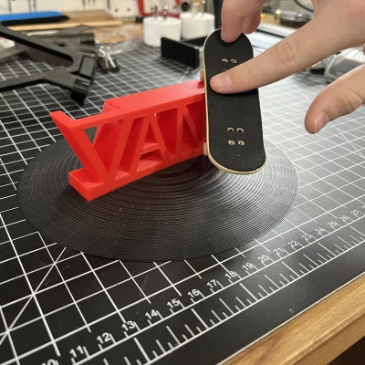 Chướng ngại vật thanh ray/trượt ván Fingerboard VANS Logo