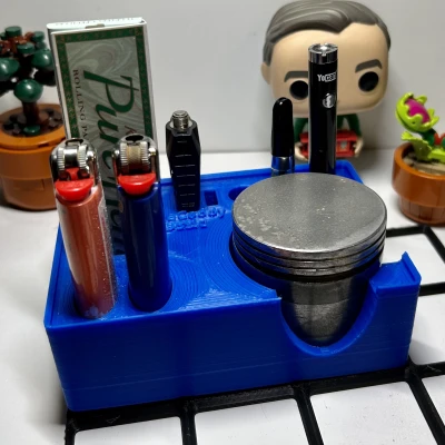 CannaCaddy Classic - Hộp đựng đồ dùng cần sa tương thích Gridfinity