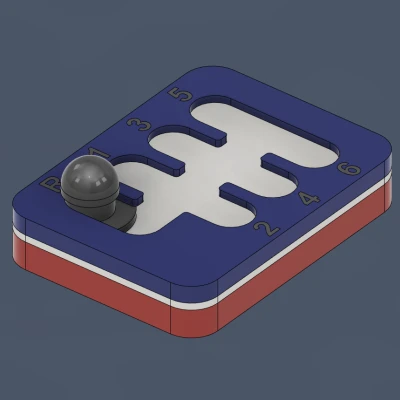 Bộ Chuyển Số Fidget Nam Châm