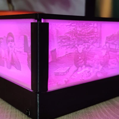 Hộp đèn LED Litophane