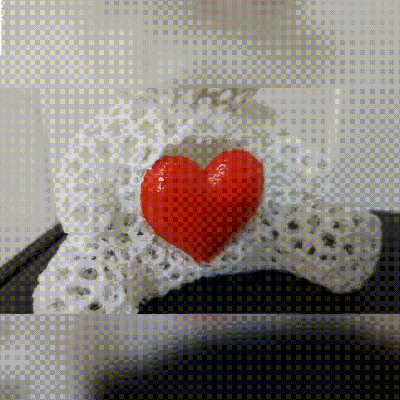 Đèn Cầy Gấu Trái Tim Lớn