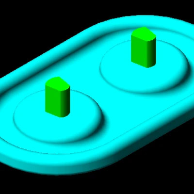 Chân đế đôi cho bàn chải điện OralB