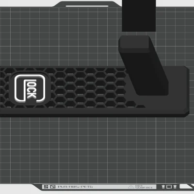 Đế Súng Airsoft Glock - Giá Đỡ Vũ Khí