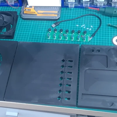 Kệ Laptop Nâng Cao PC Stol Có Quạt và Cổng USB