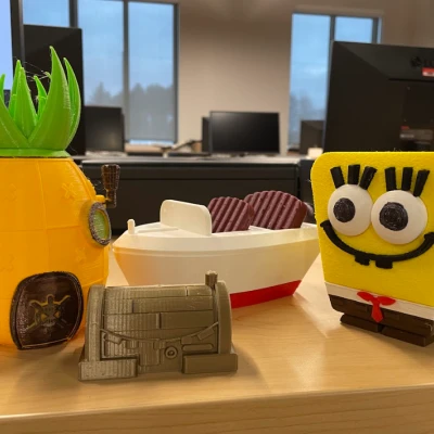 Hộp đựng đồ hình trái thơm SpongeBob