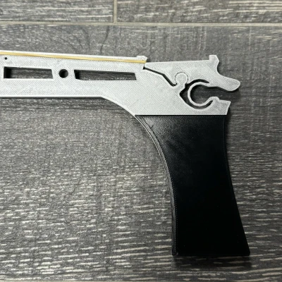 Súng Thun Cao Su - Mô Hình 3D