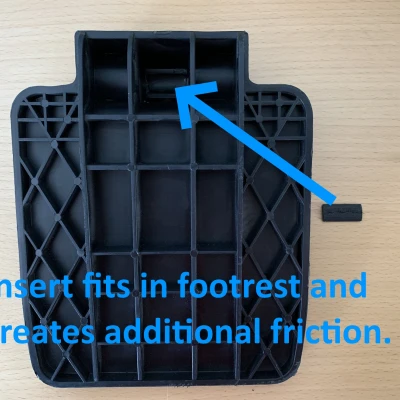 Sửa Chân Bệ Bước Xe Lăn Đẩy Bị Sập Xuống