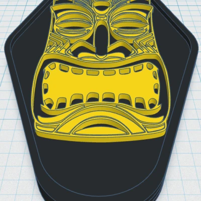Tiki Keytag 49