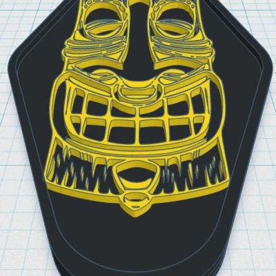 Tiki Keytag 48 - Thần thoại Polynesia