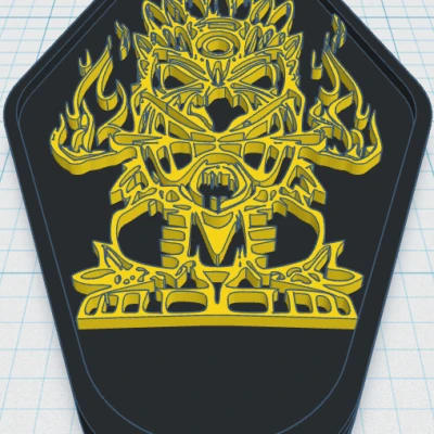 Tiki Keytag 41 - Mặt dây chuyền hình thần Tiki